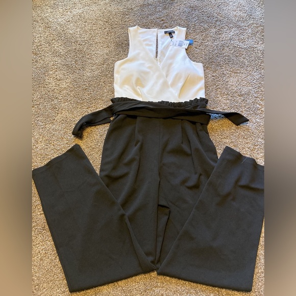 Speechless Pants - Black & White Jumpsuit (NEW)
